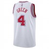 Maillot Homme Houston Rockets Jalen Green 4 2023-24 Nike City Edition Blanc Swingman